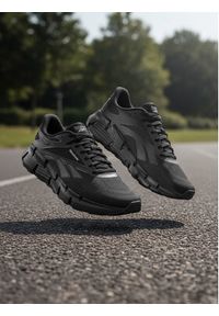 Reebok Buty do biegania EO-ZIG DYNAMICA 6 100225490 Czarny. Kolor: czarny. Materiał: materiał