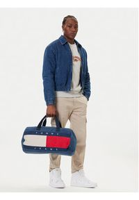 Tommy Jeans Torba Archive Denim Duffle AM0AM13813 Niebieski. Kolor: niebieski. Materiał: materiał #3