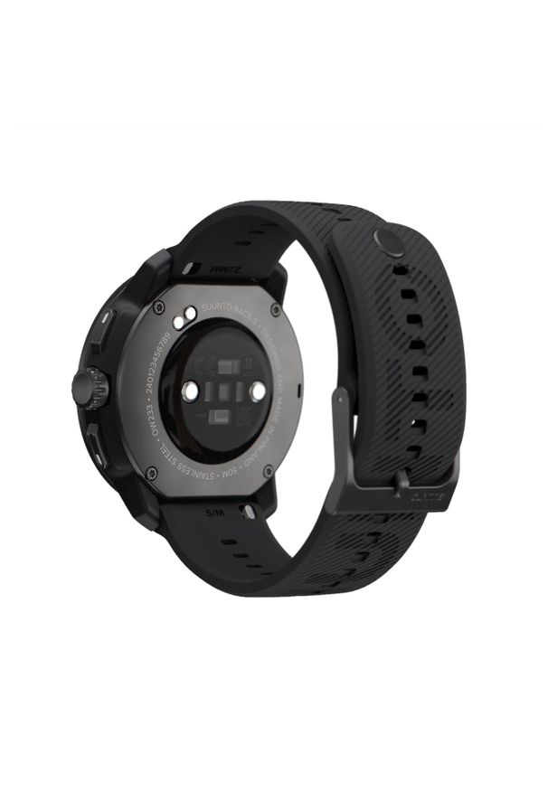 SUUNTO - Suunto Race S All Black. Rodzaj zegarka: cyfrowe. Materiał: koronka. Styl: sportowy, casual, elegancki
