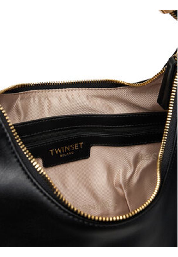 TwinSet - TWINSET Torebka 252TB7091 Czarny. Kolor: czarny. Materiał: skórzane