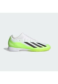 Buty do futsalu męskie Adidas X Crazyfast.3 IN. Kolor: żółty, czarny, biały, wielokolorowy. Materiał: materiał. Sport: piłka nożna #1