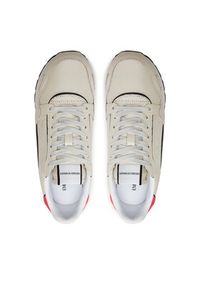 Emporio Armani Sneakersy X3X058 XN205 Q860 Beżowy. Kolor: beżowy. Materiał: skóra #4