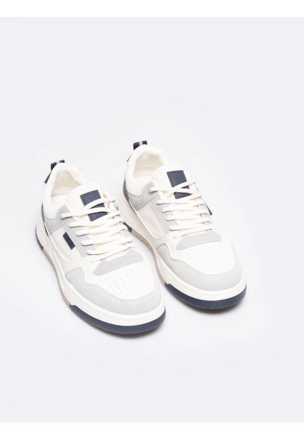 Big-Star - Sneakersy męskie szare RR174605 902. Okazja: na co dzień. Kolor: szary. Materiał: syntetyk. Szerokość cholewki: normalna