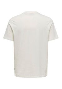 Only & Sons T-Shirt Magdy 22029454 Biały Regular Fit. Kolor: biały. Materiał: bawełna #7