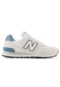 Buty unisex New Balance U57452Z – beżowe. Kolor: beżowy. Materiał: guma, zamsz, syntetyk, materiał. Szerokość cholewki: normalna. Model: New Balance 574 #1