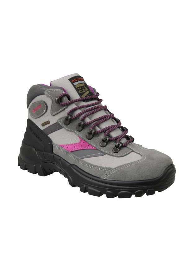 Buty trekkingowe damskie, Grisport Grigio. Kolor: zielony, szary, wielokolorowy. Styl: sportowy