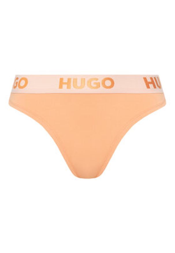 Hugo - HUGO Stringi 50469651 Pomarańczowy. Kolor: pomarańczowy. Materiał: bawełna