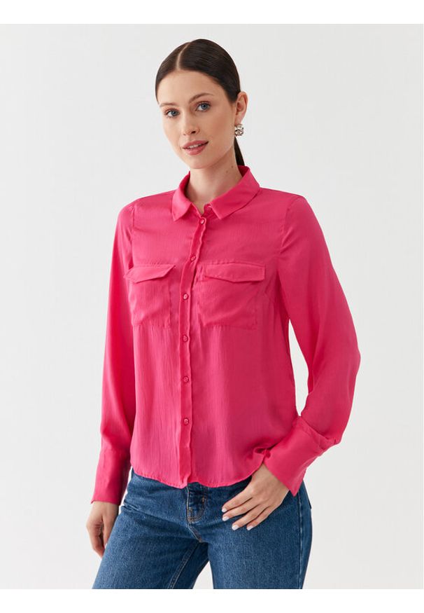 Vero Moda Koszula Sunny 10260627 Różowy Regular Fit. Kolor: różowy. Materiał: syntetyk
