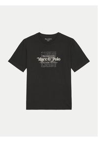 Marc O'Polo T-Shirt 423 2012 51076 Czarny Regular Fit. Typ kołnierza: polo. Kolor: czarny. Materiał: bawełna