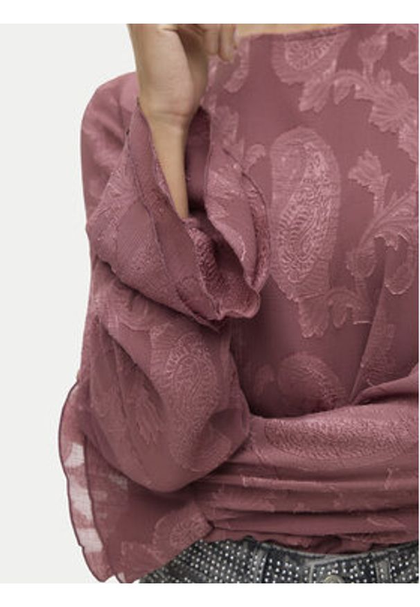 Vero Moda Bluzka Mishi 10335512 Różowy Regular Fit. Kolor: różowy. Materiał: syntetyk