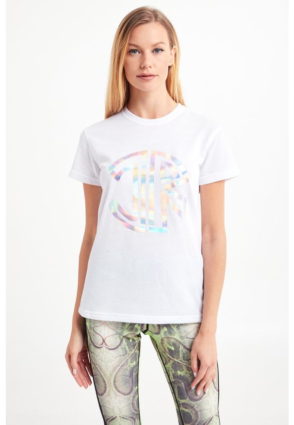 T-shirt John Richmond Sport sportowy, na co dzień, w kolorowe wzory