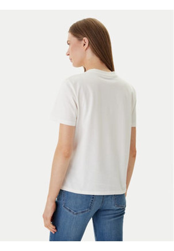 Calvin Klein Jeans T-Shirt Classic Foil LV047E804G Biały Regular Fit. Kolor: biały. Materiał: bawełna