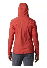 MOUNTAIN HARDWEAR - Wiatrówka damska Mountain Hardwear Kor Airshell Hoody. Kolor: czerwony