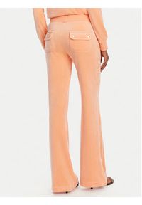 Juicy Couture Spodnie dresowe Layla JCSEBJ001 Pomarańczowy Flared Leg. Kolor: pomarańczowy. Materiał: syntetyk #4
