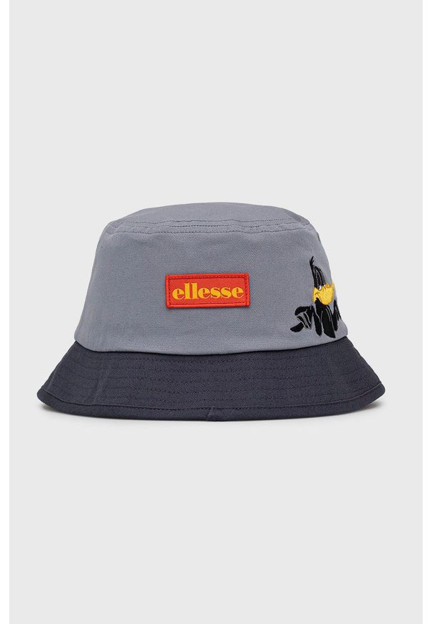 Ellesse kapelusz bawełniany x Looney Tunes bawełniany. Kolor: niebieski. Materiał: bawełna