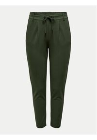 only - ONLY Spodnie materiałowe Poptrash 15115847 Khaki Regular Fit. Kolor: brązowy. Materiał: wiskoza #4