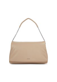 Calvin Klein Torebka Puffed Shoulder Bag K60K611539 Beżowy. Kolor: beżowy #1