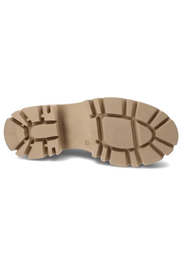 Beżowe Mokasyny Armodo Stylowe Buty Damskie. Zapięcie: bez zapięcia. Kolor: beżowy. Materiał: nubuk, materiał. Styl: elegancki