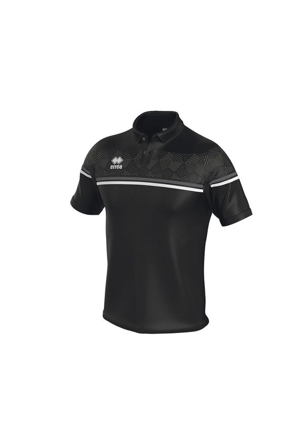 ERREA - Polo Errea dominic. Typ kołnierza: polo. Kolor: szary, czarny, wielokolorowy. Materiał: poliester. Styl: elegancki