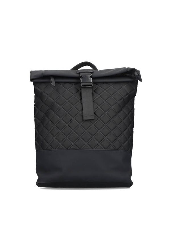 Rieker H1550-01 black, plecak damski. Kolor: czarny. Rodzaj torebki: do ręki