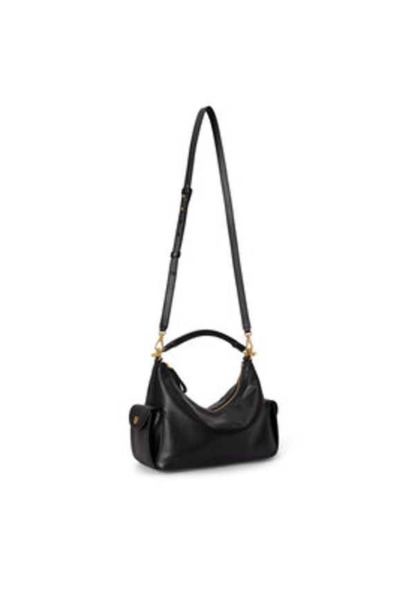 Lauren Ralph Lauren - LAUREN RALPH LAUREN Torebka 431P06064002 Czarny. Kolor: czarny. Materiał: skórzane