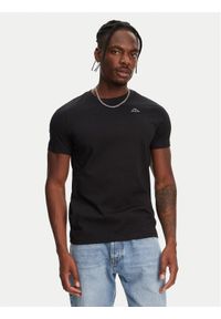 Robe di Kappa T-Shirt Luc 611187W Czarny Regular Fit. Kolor: czarny. Materiał: bawełna