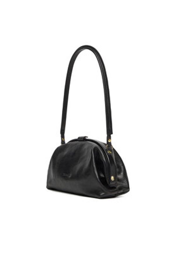 BALAGAN - Balagan Torebka Hug L Czarny. Kolor: czarny. Materiał: skórzane