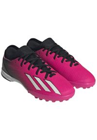 Adidas - Buty piłkarskie adidas X Speedportal.3 Tf Jr GZ2465 różowe róże i fiolety. Zapięcie: sznurówki. Kolor: różowy. Materiał: syntetyk, guma. Sport: piłka nożna