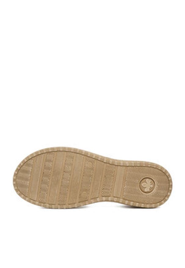 Rieker Sneakersy 50903-20 Beżowy. Kolor: beżowy. Materiał: syntetyk, materiał