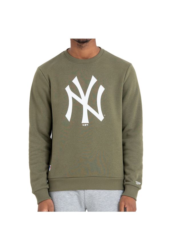 Bluza New Era New York Yankees Crew Neck. Kolor: wielokolorowy, biały, zielony. Sport: koszykówka