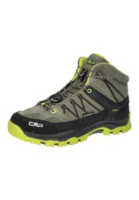 Buty dziecięce CMP Kids Rigel Mid Trekking Shoe WP. Kolor: zielony. Sport: turystyka piesza #1