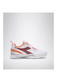 Buty do tenisa damskie Diadora BLUSHIELD TORNEO AG white/red. Kolor: biały, czerwony, wielokolorowy. Sport: tenis