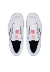 Mizuno Buty halowe Cyclone Speed 5 V1GC258035 Biały. Kolor: biały. Materiał: skóra