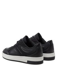 Calvin Klein Jeans Sneakersy Basket Cupsole Low Mix In Mtl YW0YW01462 Czarny. Kolor: czarny. Materiał: materiał