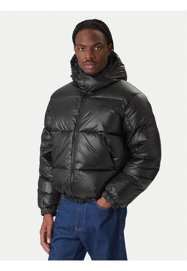 Lacoste Kurtka puchowa BH5096 Czarny Regular Fit. Kolor: czarny. Materiał: syntetyk