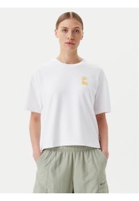 Fila T-Shirt Lisakovsk FAW1044 Biały Loose Fit. Kolor: biały. Materiał: syntetyk