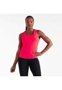 DARE 2B - Koszulka fitness bez rękawów damska Modernize II. Kolor: różowy. Długość rękawa: bez rękawów. Sport: fitness