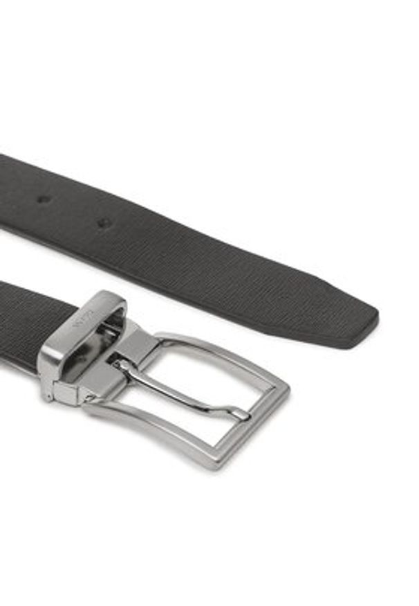 Guess Pasek Męski Not Coordinated BM7542 LEA35 Czarny. Kolor: czarny. Materiał: skóra