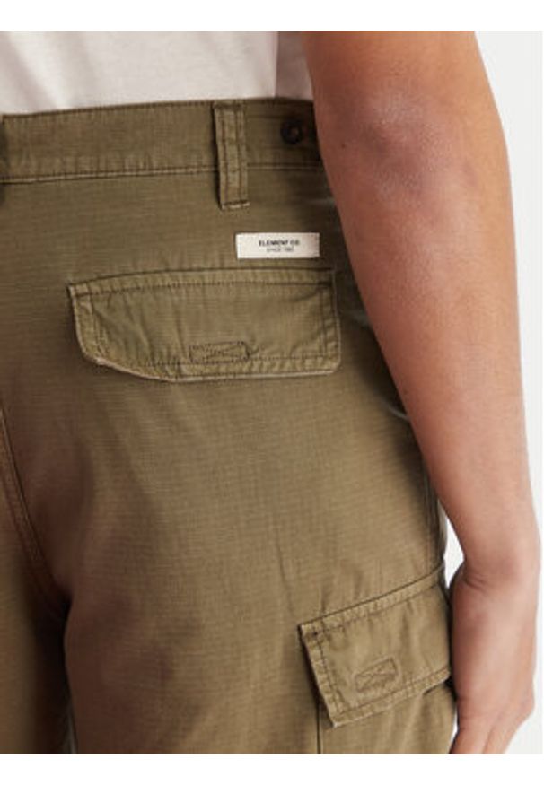 Element Spodnie cargo Relax Cargo ELYNP00203 Khaki Relaxed Fit. Kolor: brązowy. Materiał: bawełna