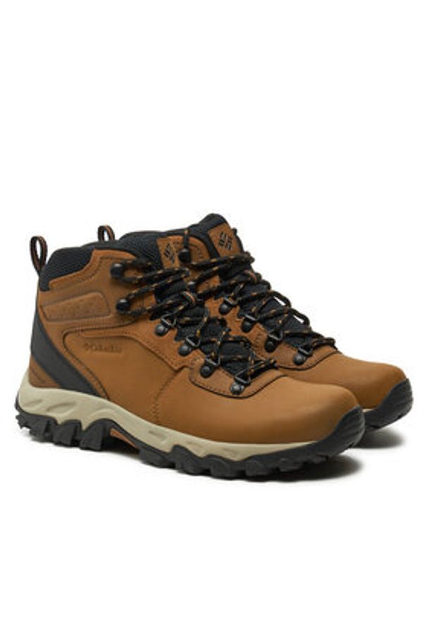 columbia - Columbia Trekkingi Newton Ridge Plus II Waterproof 1594731 Brązowy. Kolor: brązowy. Materiał: skóra. Sport: turystyka piesza