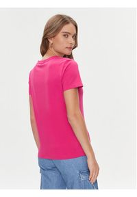 Guess T-Shirt Briana V3BI11 J1314 Różowy Regular Fit. Kolor: różowy. Materiał: bawełna #5