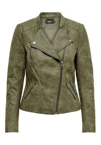 only - ONLY Kurtka z imitacji skóry Ava 15102997 Zielony Regular Fit. Kolor: zielony. Materiał: skóra #5