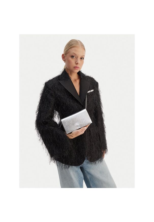 Torebka Calvin Klein. Kolor: srebrny