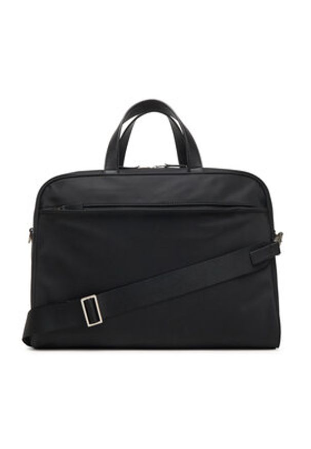 Calvin Klein Torba na laptopa Sleek Large Commuter LV04D3144G Czarny. Kolor: czarny. Materiał: materiał