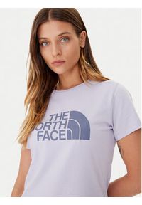 The North Face T-Shirt Easy NF0A8A6D Fioletowy Regular Fit. Kolor: fioletowy. Materiał: bawełna