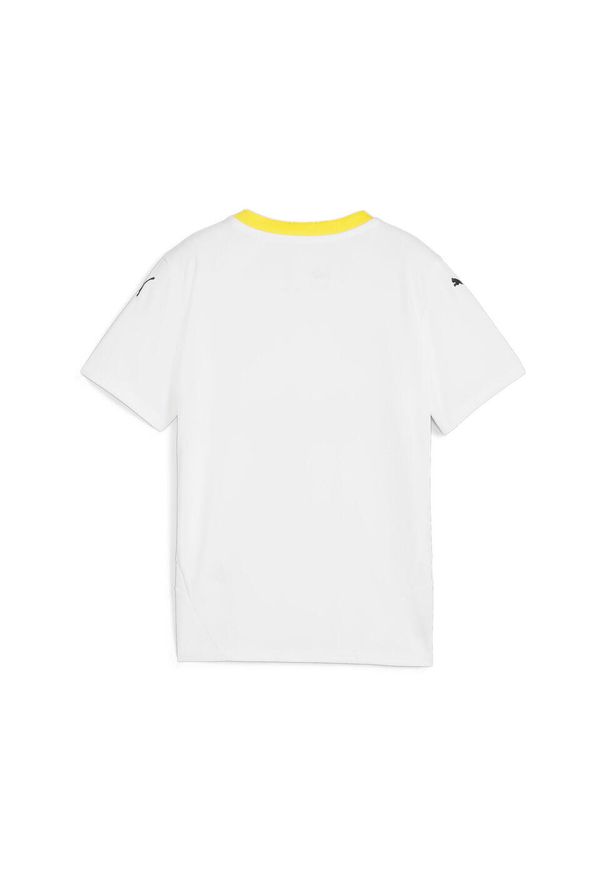 Puma - Młodzieżowa koszulka RC Lens 24/25 PUMA White Pelé Yellow. Kolor: biały, wielokolorowy, żółty. Sport: piłka nożna