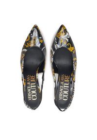 Versace Jeans Couture Sandały 78VA3S52 Czarny. Kolor: czarny. Materiał: skóra #7