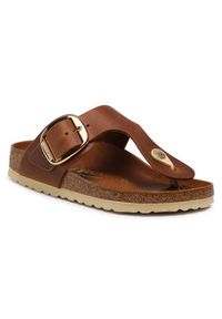 Birkenstock Japonki Gizeh Big Buckle 1018785 Brązowy. Kolor: brązowy. Materiał: skóra #7