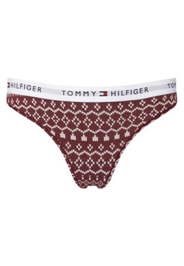 TOMMY HILFIGER - Tommy Hilfiger Komplet stringów UW0UW06134 Kolorowy. Materiał: bawełna. Wzór: kolorowy