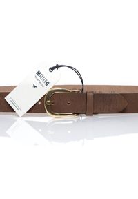 Mustang - MUSTANG PASEK SKÓRZANY SOPO-MUS123 690 35mm Ledergürtel. Materiał: skóra. Wzór: paski. Styl: klasyczny #4